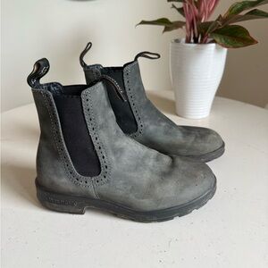 Blundstone Charcoal Leather Boots